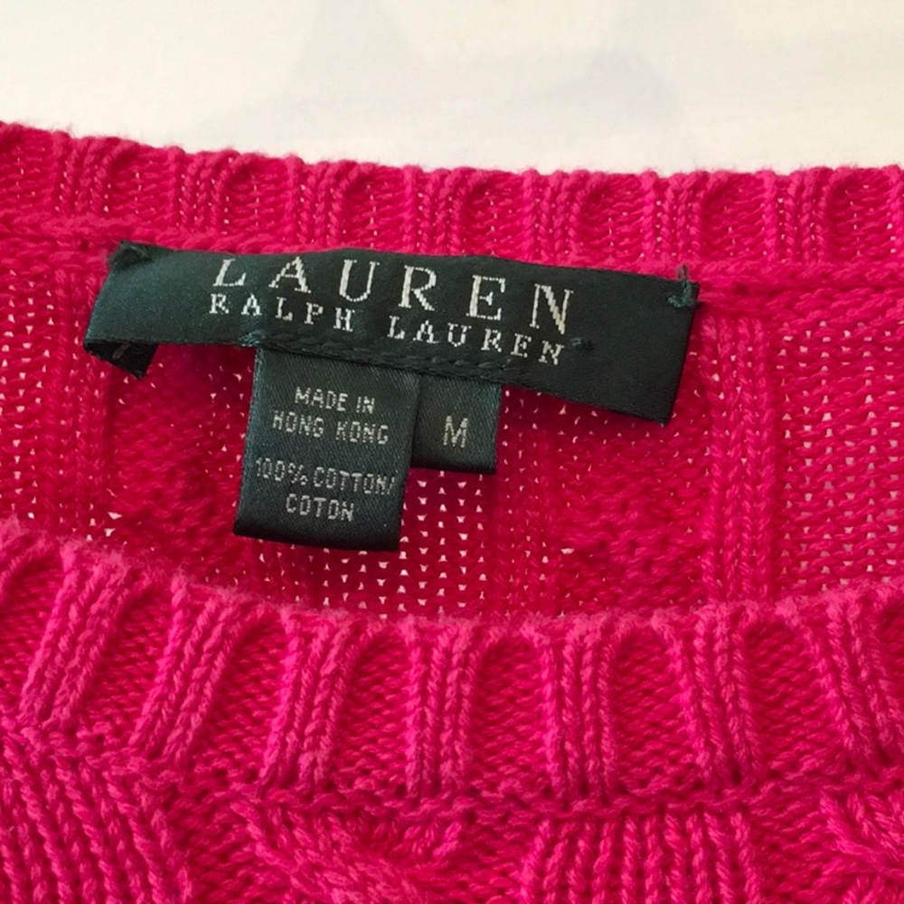 Pink Ralph Lauren Sweater - Picture 3 of 5